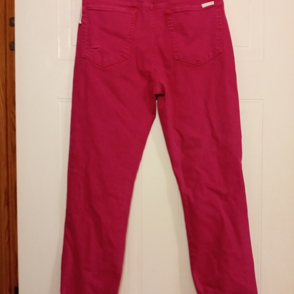 NWOT Joe's Jeans Pink Distressed Straight Leg - Picture 7 of 10